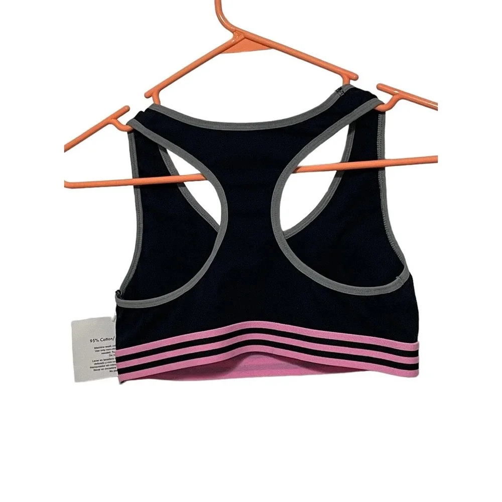 New With Tags Friends Sports Bra Girls Size 14 Cotton Spandex Stretch Fast Ship‎